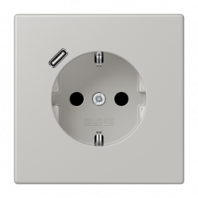 Розетка 2K+З USB Typ C Jung LC1520-18C205