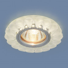 Встраиваемый точечный светильник с LED подсветкой 2210 MR16 Matt Ice матовый лед