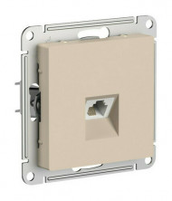Розетка RJ-11 Schneider Electric Atlas Design песочный ATN001281