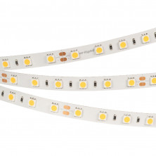 Светодиодная лента Arlight RT 2-5000 24V Warm2700 2x (5060, 300 LED, LUX) (14.4 Вт/м, IP20) 008828