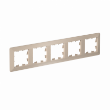 Рамка Systeme Electric AtlasDesign Air 5-ая, цвет бежевый, ATN220205