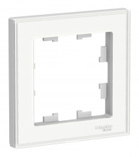 Рамка 1 пост Schneider Electric ATLASDESIGN, прозрачная ATN200101
