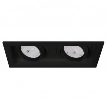 Встраиваемый светильник Arlight MS-VORTEX-BUILT-S170x90-2x12W Day4000 (BK-BK, 40 deg, 230V) 058438