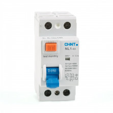 Устройства защитного отключения УЗО CHINT NL1-63 10kA 1P+N 40A 300mA тип АС (R) AX 216710