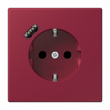 Розетка 2K+З USB Typ A Jung LC1520-18A255