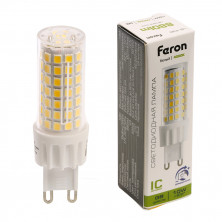 Лампа светодиодная диммируемая Feron LB-438 G9 10W 4000K 51742