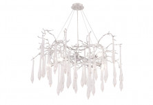 Подвесная люстра Crystal Lux REINA SP8 D1000 SILVER PATINA