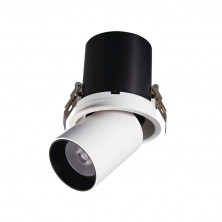 Встраиваемый спот Delight Collection DA3003RR white/black