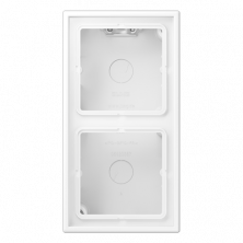 Коробка двухместная Jung LS582AWWM