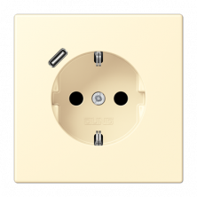 Розетка 2K+З USB Typ C Jung LC1520-18C201