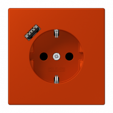 Розетка 2K+З USB Typ A Jung LC1520-18A244
