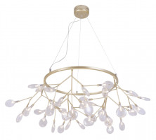Подвесная люстра Crystal Lux Evita EVITA SP45 D GOLD/TRANSPARENT