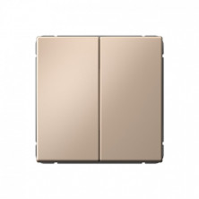 Выключатель двухклавишный Schneider Electric Art Gallery Песочный GAL001251