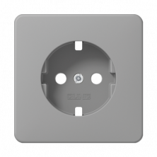Розетка штепсельная Schuko Jung CD1520BFPLGR