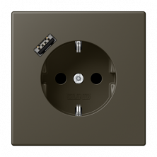 Розетка 2K+З USB Typ A Jung LC1520-18A241