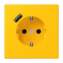 Розетка 2K+З USB Typ A Jung LC1520-18A263