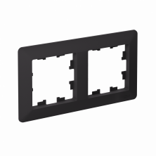 Рамка Systeme Electric AtlasDesign Air 2-ая, цвет карбон, ATN221002