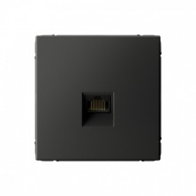Розетка Schneider Electric Art Gallery RJ-45 кат. 6a, Базальт GAL001486