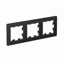 Рамка Systeme Electric AtlasDesign Air 3-ая, цвет карбон, ATN221003