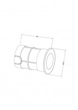 Встраиваемый светильник Outdoor O044DL-L3S3K