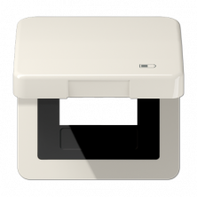 Рамка с подпружиненной крышкой для USB-механизмов Jung CD590KLUSB