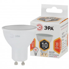 Лампа светодиодная Эра GU10 10W 2700K LED MR16-10W-827-GU10 Б0032997