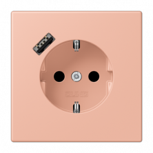 Розетка 2K+З USB Typ A Jung LC1520-18A231