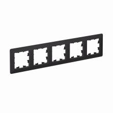 Рамка Systeme Electric AtlasDesign Air 5-ая, цвет карбон, ATN221005