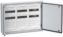 Корпус металлический ЩРв-108 (3х36) 630х885х130мм TITAN 5 IP31 белый IEK TI5-50-V-3X036-31