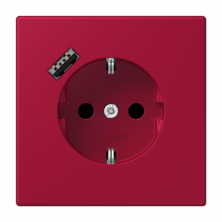 Розетка 2K+З USB Typ A Jung LC1520-18A229