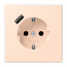 Розетка 2K+З USB Typ A Jung LC1520-18A228