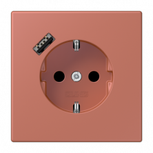 Розетка 2K+З USB Typ A Jung LC1520-18A236