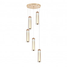 Каскадная люстра Indigo Rilucente 11061/5P Gold V000151L