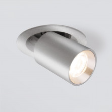 Встраиваемый поворотный светодиодный светильник Pispa 10W 4200K серебро 9917 LED