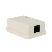 Рoзетка компьютерная внешняя 1-порт, UTP RJ-45 (8P8C), CAT 5e REXANT 03-0121