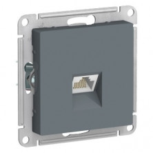 Розетка компьютерная RJ45 кат. 6A Systeme Electric AtlasDesign Грифель ATN000786