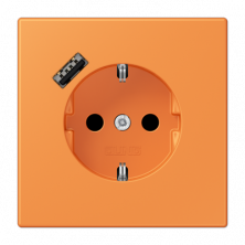 Розетка 2K+З USB Typ A Jung LC1520-18A225