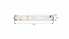 Светодиодная лента 3528, 60 LED/м, 4,8 Вт/м, 12В , IP20, Цвет: Красный, SWG360-12-4.8-R-M