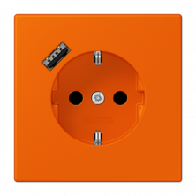 Розетка 2K+З USB Typ A Jung LC1520-18A224