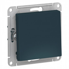 Переключатель одноклавишный Schneider Electric Atlas Design изумруд ATN000861