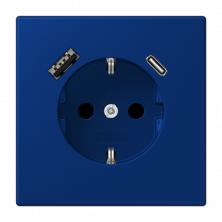 Розетка 2K+З USB Typ AC Jung LC1520-15CA261