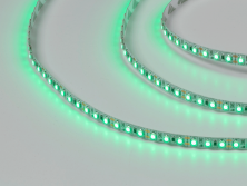 Светодиодная лента 3528, 120 LED/м, 9,6 Вт/м, 12В , IP20, Цвет: Зеленый, SWG3120-12-9.6-G-M