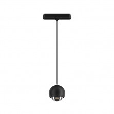 Трековый магнитный однофазный светильник Denkirs Air hang DK5316-BK