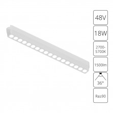 Трековый магнитный светильник Arte Lamp Rapid A2969PL-1WH