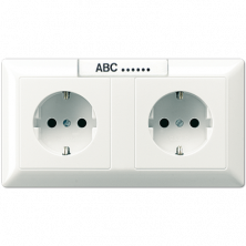 Розетка Schuko Jung AS1522NAWW