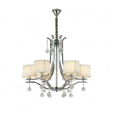 Подвесная люстра Lumina Deco Fontenea LDP 8443-6 CHR