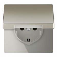 Розетка штепсельная Schuko Jung ES1520NKL