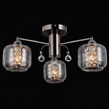 Накладная люстра Natali Kovaltseva LAINA 75091/3C DARK CHROME