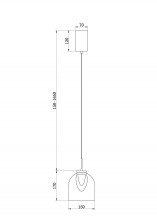 Подвесной светильник Freya FR5399PL-L4BS1