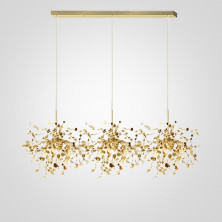 Подвесная люстра ImperiumLoft Tezani argent suspension linear 177957-22